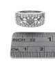 Diamond Open Cut Vintage Style Ring in White Gold